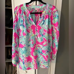 Lilly Pulitzer Elsa top, size L